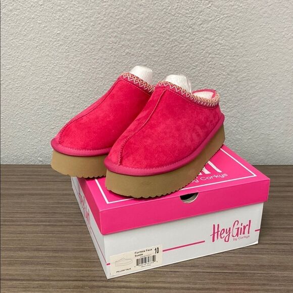 Corkys Shoes - Corkys Hey Girl Pink Mules